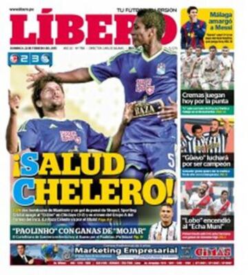 Portadas de la prensa deportiva