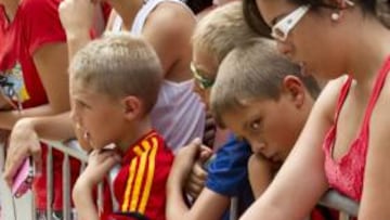 Aficionados de La Roja.
