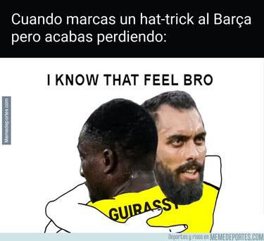 La remontada del Barça, la derrota del Atleti, protagonistas de los memes de la jornada