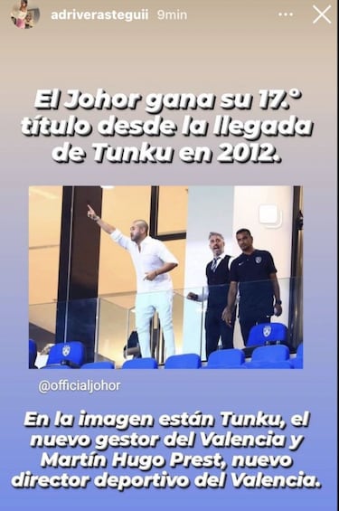 La señal definitiva de que el Príncipe de Johor va al Valencia