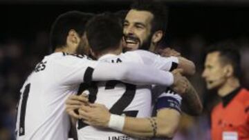 El Valencia se fue al descanso 5-0 por primera vez en Europa