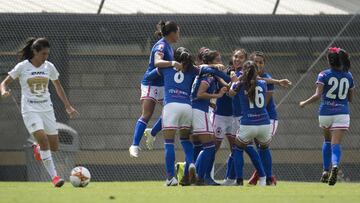 La Máquina Femenil fue a la casa de las Universitarias y se llevó los tres puntos del encuentro con la solitaria anotación de Daniela Fuentes.