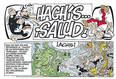 Reseña de ‘Hachís... ¡Salud!’, llega por sorpresa un álbum inédito de Mortadelo y Filemón