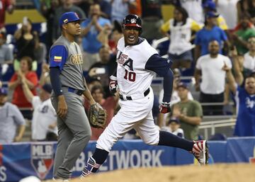 Colombia - Estados Unidos en el Marlins Park. 