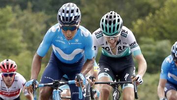 Nairo: "Nos libramos de pérdidas con otros rivales"