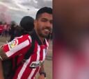 El grito de Suárez que enamora a la hinchada del Atlético