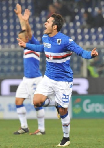 Con Muriel, Sampdoria superó 1-0 al Inter de Guarín