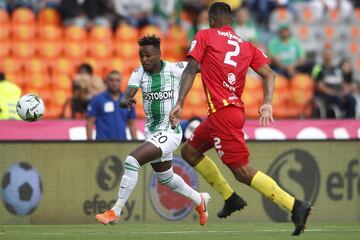 Atlético Nacional derrotó al Deportivo Pereira en la primera fecha de la Liga BetPlay I-2020. Los goles del triunfo verde fueron obra de Jarlan Barrera y Jefferson Duque.