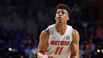 Keyontae Johnson, durante un partido con los Gators