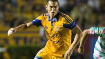 Jorge Torres Nilo ser&aacute; baja de Tigres para la semifinal ante Toluca.