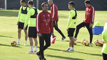 Francisco durante un sesi&oacute;n de entrenamiento.