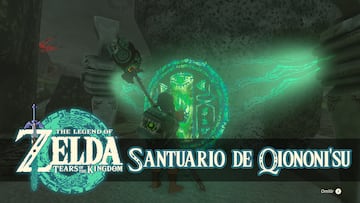 the legend of zelda tears of the kingdom nintendo switch guia santuario qiononi'su