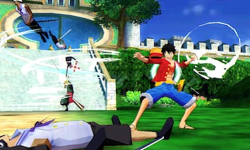 Captura de pantalla - One Piece: Unlimited World Red (3DS)
