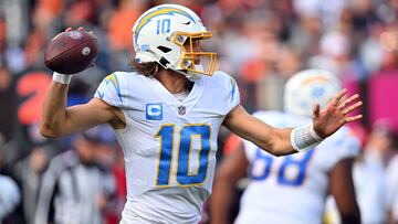 Chargers quarterback Justin Herbert has been fighting a rib injury, but has still delivered the numbers for his team. He will start against the Broncos.