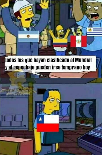 Los memes que se burlan de la eliminación de Chile