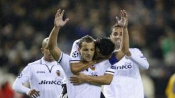 El valenciano pudo dedicar un gol a su abuelo.