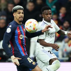 Barcelona defender Ronald Araújo on Real Madrid attacker Vinícius: “He’s the number one”