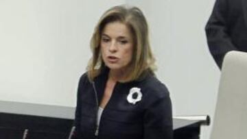 Ana Botella tomó posesión ayer.