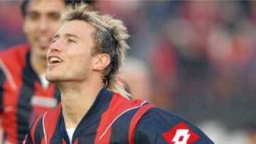 <b>GOLEADOR.</B> Los goles de Gastón Fernández han llevado a San Lorenzo hasta el título.