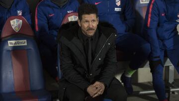 Simeone en Huesca.