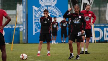 28/07/18 PRETEMPORADA DEPORTIVO DE LA CORU&Ntilde;A 
 ENTRENAMIENTO 
 Natxo Gonzalez 