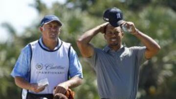 Steve Williams y Tiger Woods. 