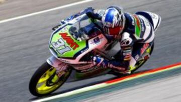 Niklas Ajo, el más rápido el primer día en Montmeló.