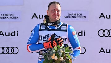 El francés Nils Allegre en el podio.