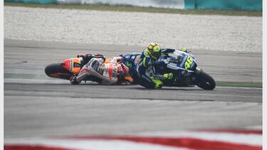 Rossi tiene facturas pendientes con Márquez