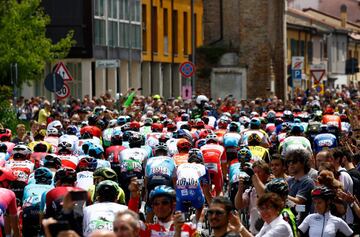 Después del día de descanso, se corrió una nueva etapa en el Giro que comanda el italiano Valerio Conti.