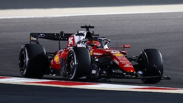 Formula One F1 - Pre Season Testing - Bahrain International Circuit, Sakhir, Bahrain - February 12, 2026 Ferrari's Charles Leclerc during the pre season testing REUTERS/Jakub Porzycki