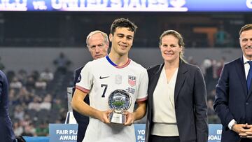 Gio Reyna MVP de la Concacaf Nations League, tras tricampeonato del USMNT