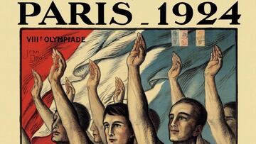 P&oacute;ster de los JJOO de Par&iacute;s 1924