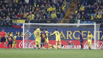 Gol de Messi ante el Villarreal.