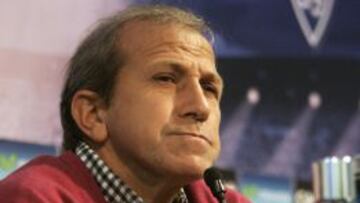 Victor Muñoz, en rueda de prensa.