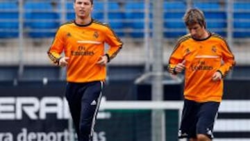 Cristiano y Coentrao salieron a correr; el resto, en el gimnasio