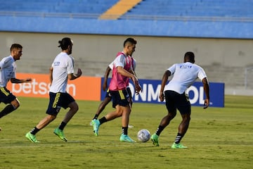 La Selección Colombia tuvo su primer entrenamiento con miras a la tercera fecha del Grupo de la Copa América ante Perú.