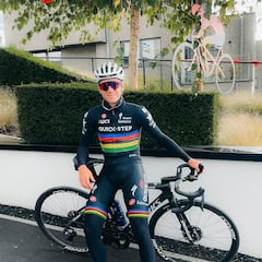 Evenepoel: arcoíris, carrera en Bélgica, fin de temporada y boda