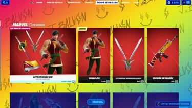 Fortnite: skin Shang-Chi de Marvel ya disponible; precio y contenidos
