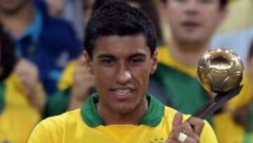 Paulinho, Balón de Bronce en la Copa Confederaciones de Brasil.