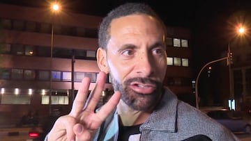 Ferdinand se acuerda del Atleti lanzando el dardo de Cristiano