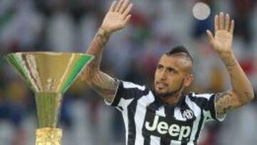 Arturo Vidal, en su &uacute;ltimo partido con la Juve.