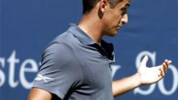 <b>DESPEDIDA.</b> La aventura de Almagro en Cincinnati ha durado sólo un partido.