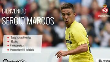 Sergio Marcos, nuevo jugador de la Cultural Leonesa. 