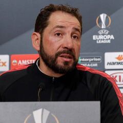 Machín critica los incidentes entre ultras: "Eso no es Sevilla-Lazio"