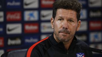 Simeone, entrenador del Atl&eacute;tico, en la previa del partido contra el Celta