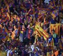 La UEFA expedienta al Barça por las banderas esteladas en Berlín