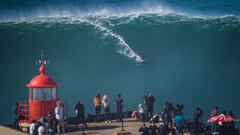 Nazaré: las olas más grandes del mundo desafían al Covid-19
