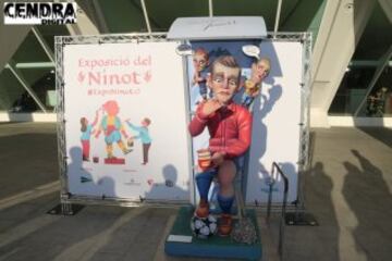 Cristiano, Messi y Alcácer entre los ninots para las Fallas 2017