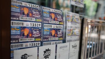 MADRID, SPAIN - JUNE 15: A sales stall attended by vendor Carlos Garcia is seen on the day that ONCE's 19,000 vendors sell lottery coupons again at street level, the date on which the Organization begins the draws of its traditional coupons after three months in confinement. on June 15, 2020 in Madrid, Spain. (Photo by Jesús Hellín /Europa Press via Getty Images) (Photo by Europa Press News/Europa Press via Getty Images) ONCE LOTERIA LOTERIAS